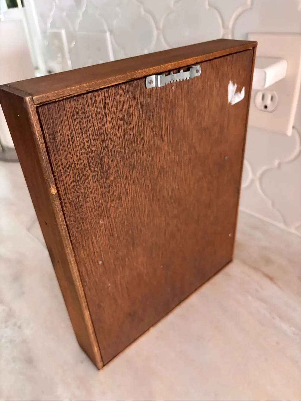 Miniature Wood Cubby Shelf Collectibles